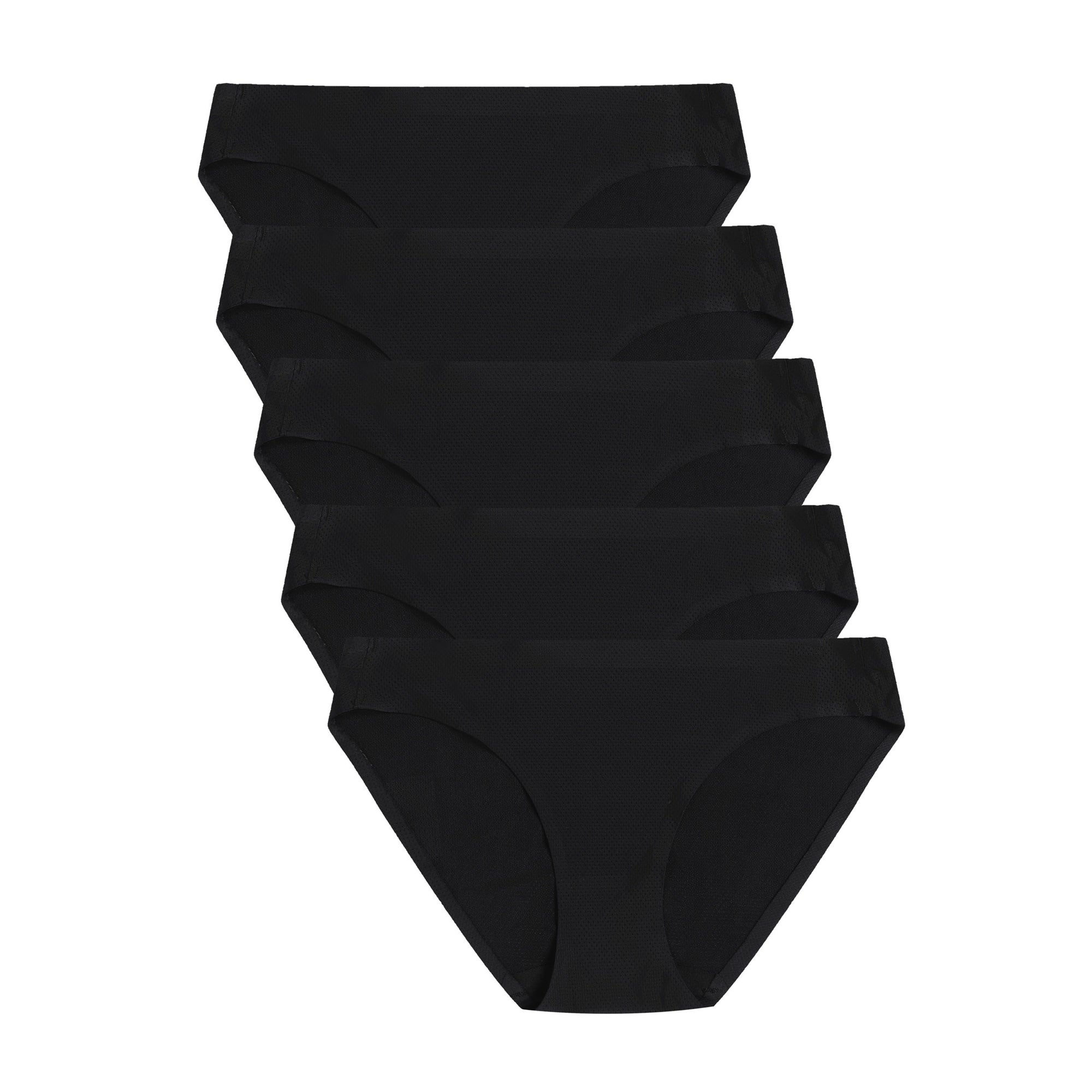 Voenxe Seamless Women Bikini Underwear, Breathable No Show Panties for